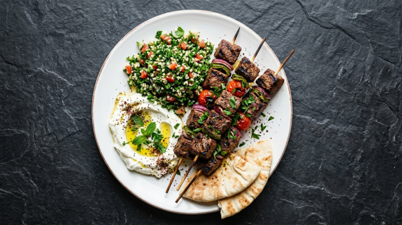 Keab Grilled Beef Kebab – The Cafe Mediterranean